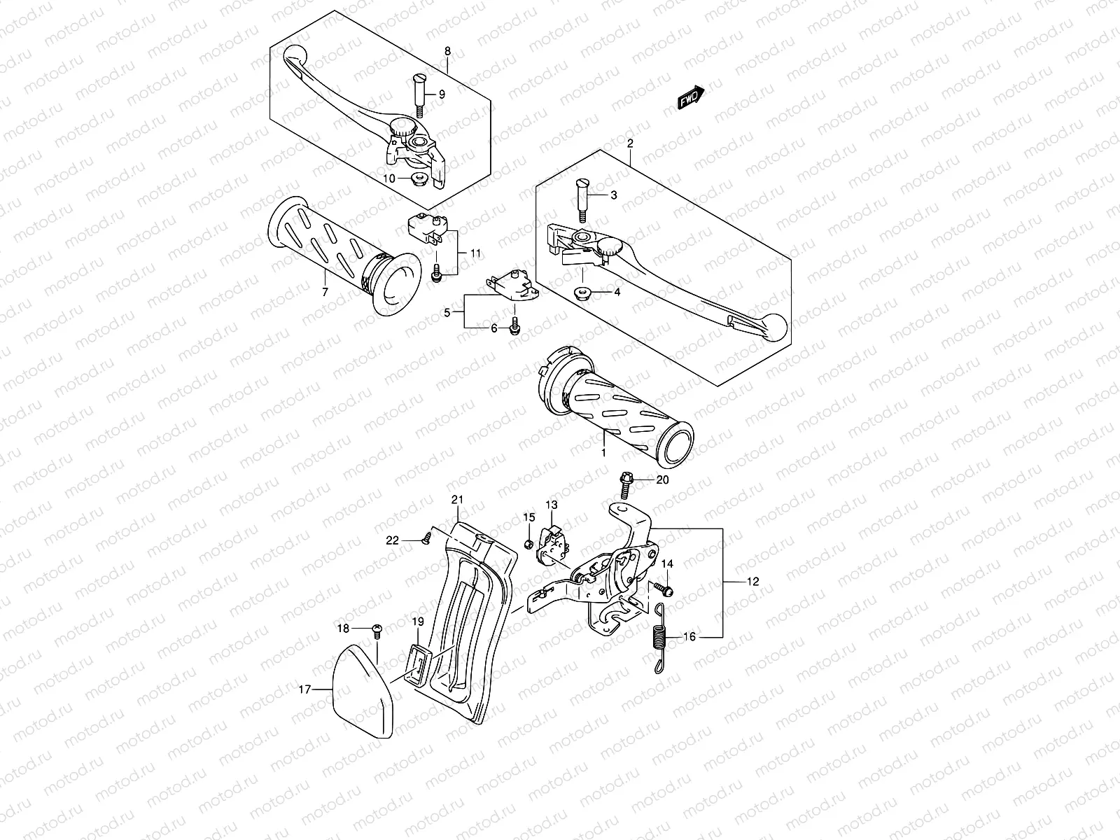 58 - HANDLE LEVER (MODEL K3/K4)