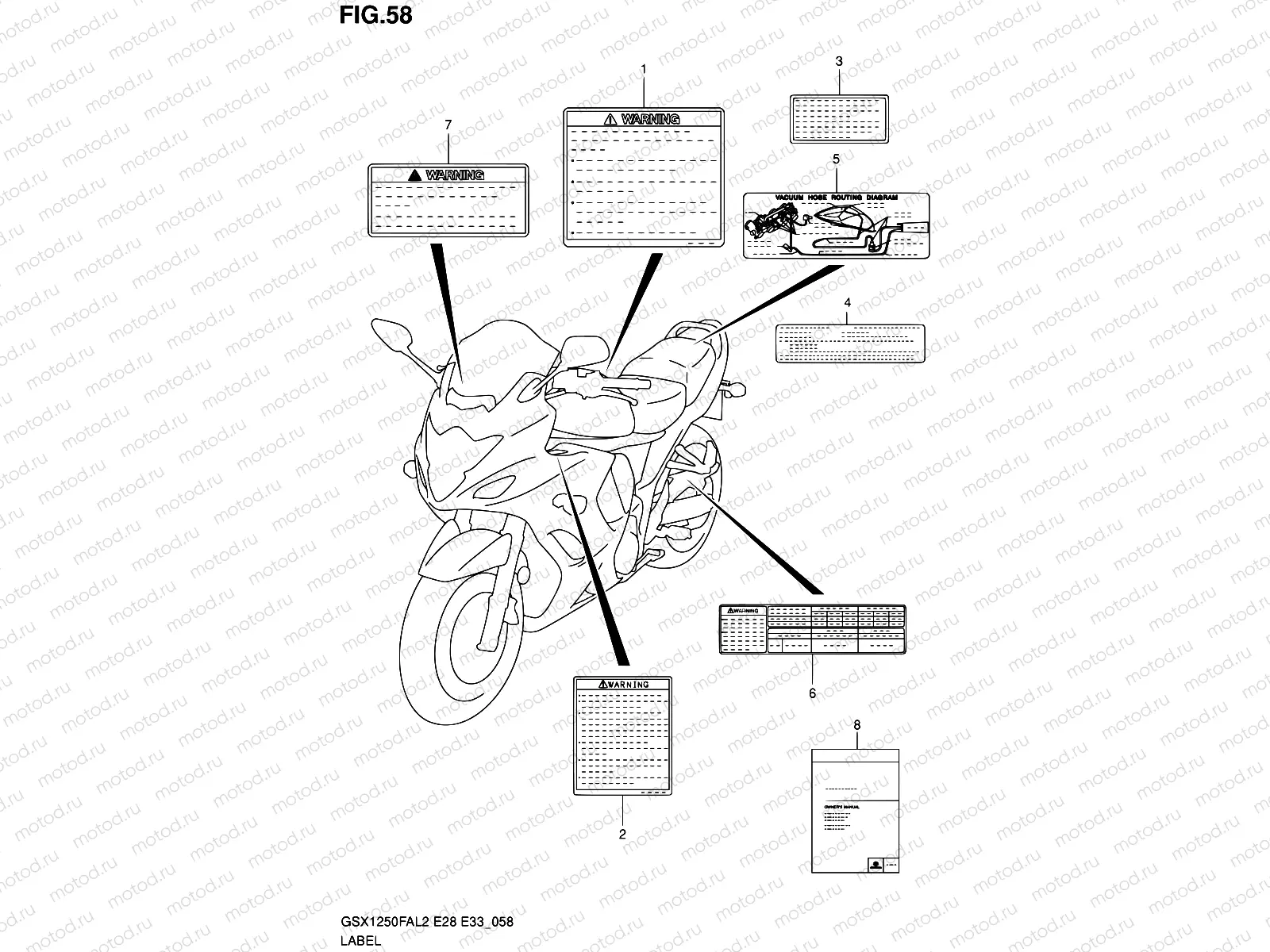 58 - LABEL (GSX1250FAL2 E33)