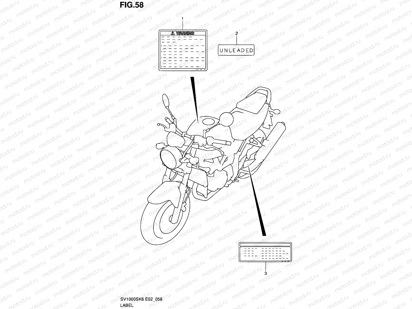58 - LABEL (SV1000/U1/U2)