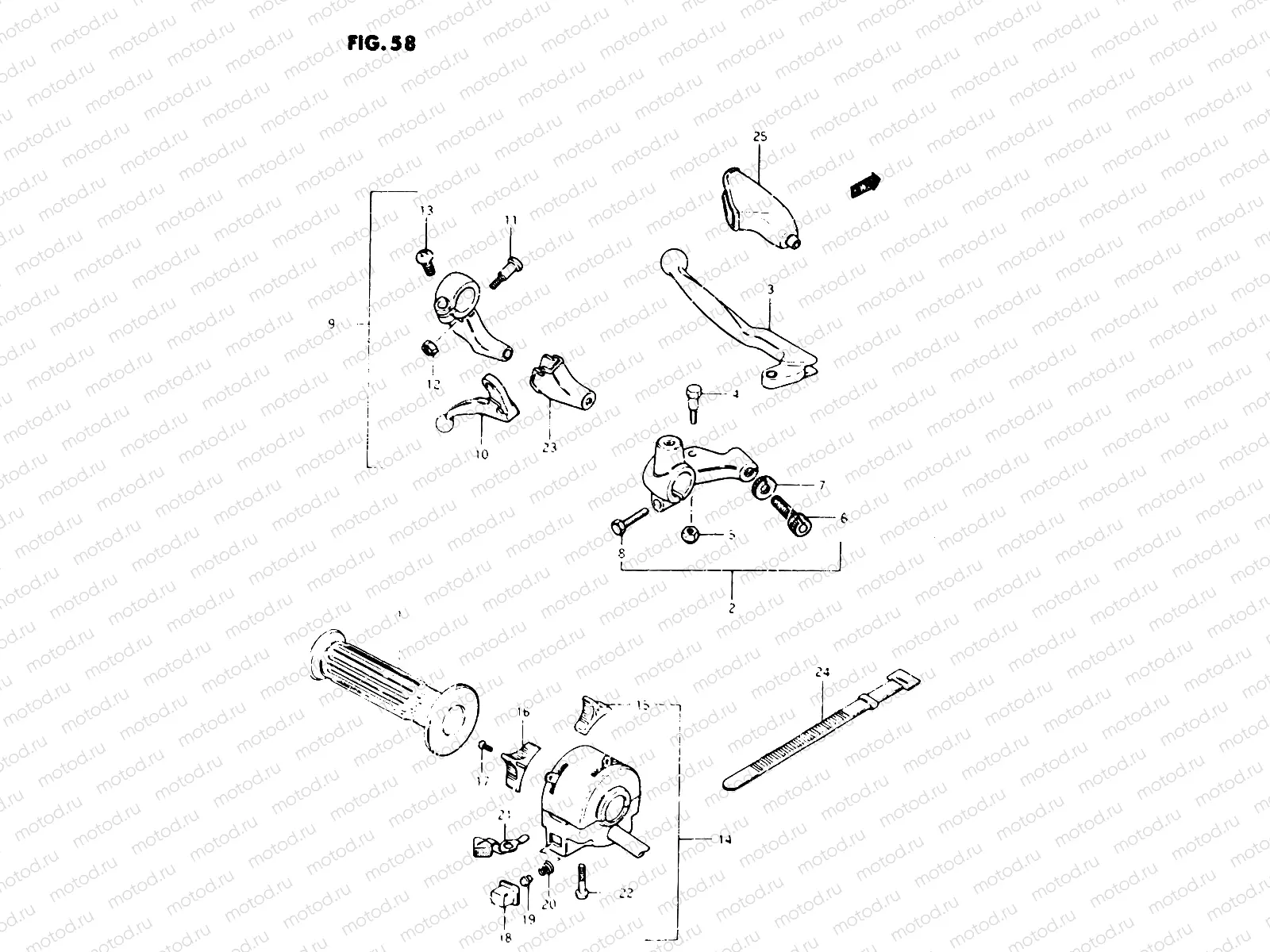 58 - LEFT HANDLE SWITCH