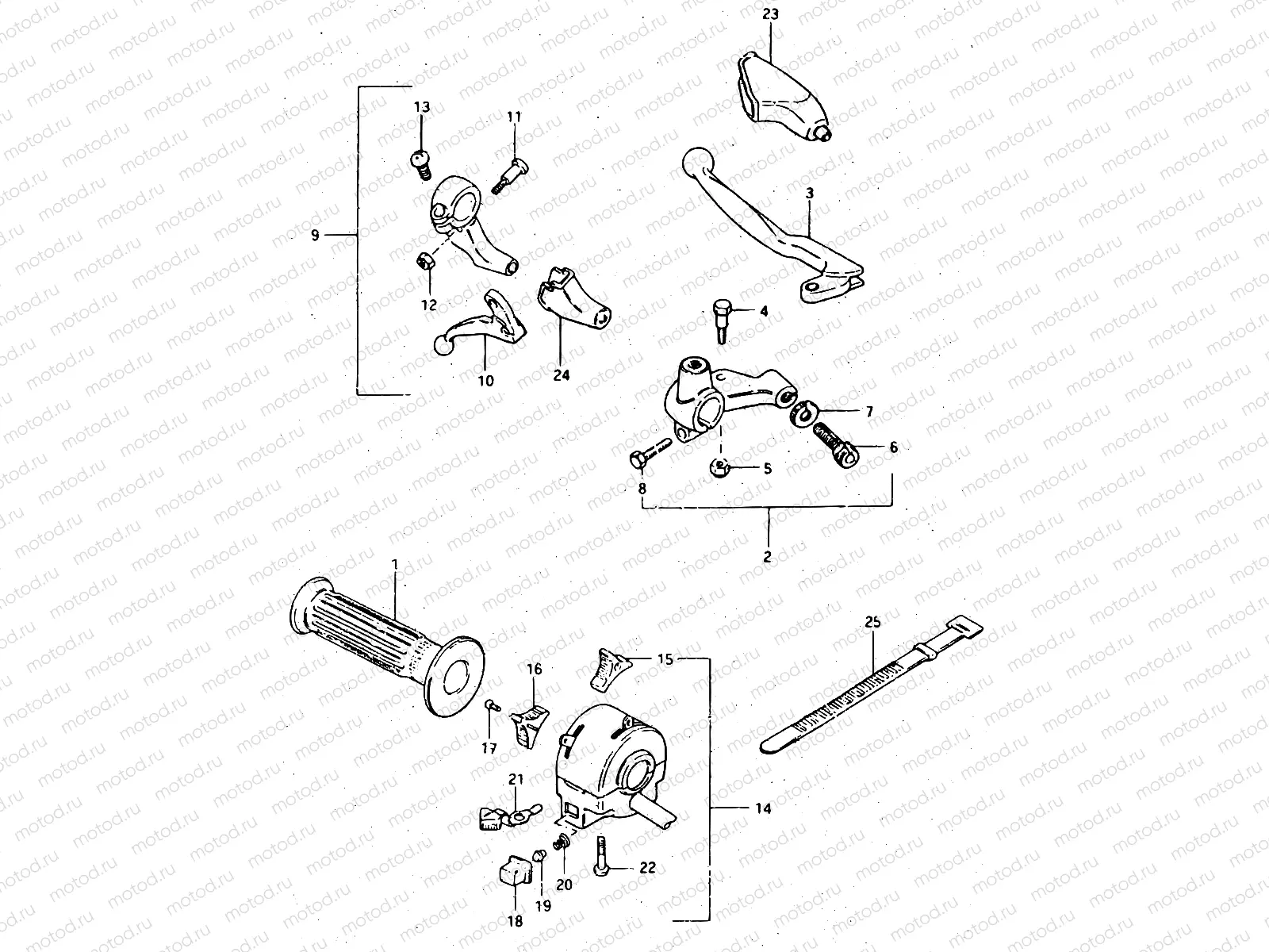 58 - LEFT HANDLE SWITCH
