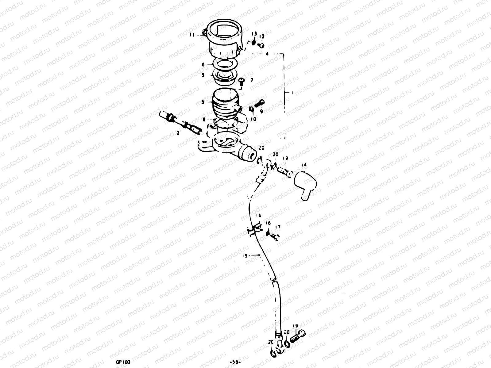 58 - MASTER CYLINDER (C, N)