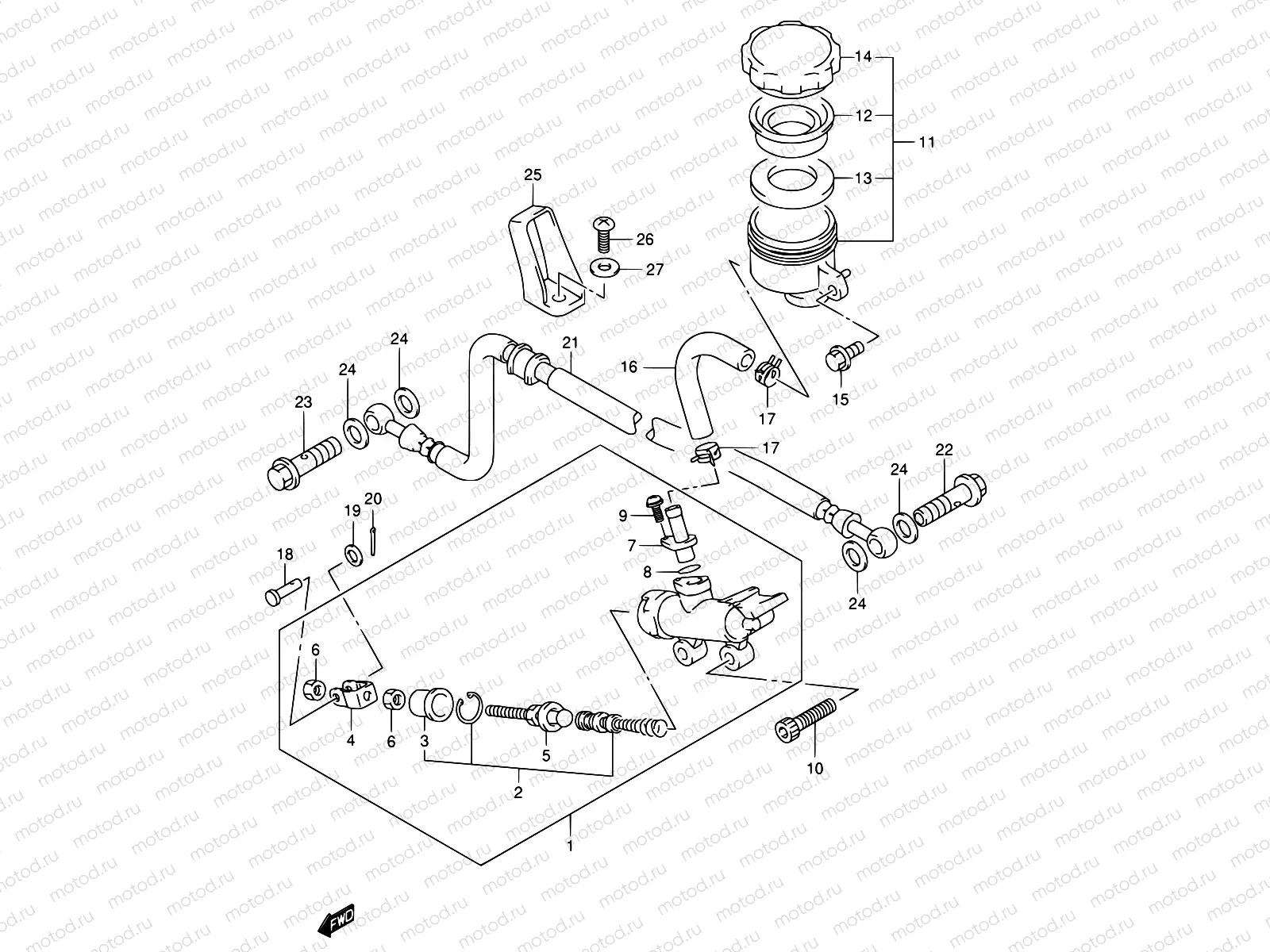 58 - REAR MASTER CYLINDER