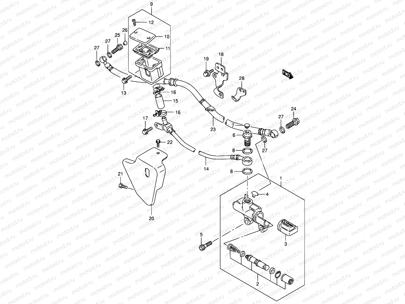 58 - REAR MASTER CYLINDER