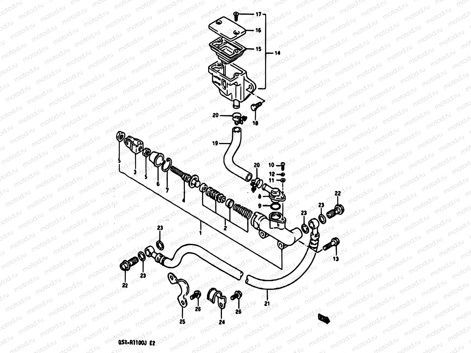58 - REAR MASTER CYLINDER