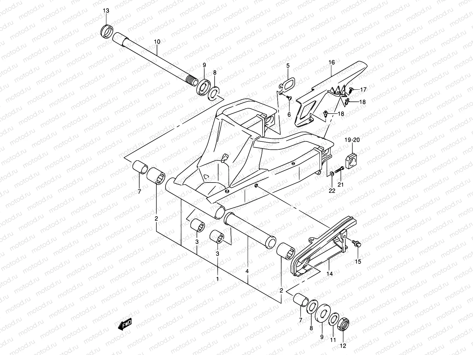 58 - REAR SWINGING ARM