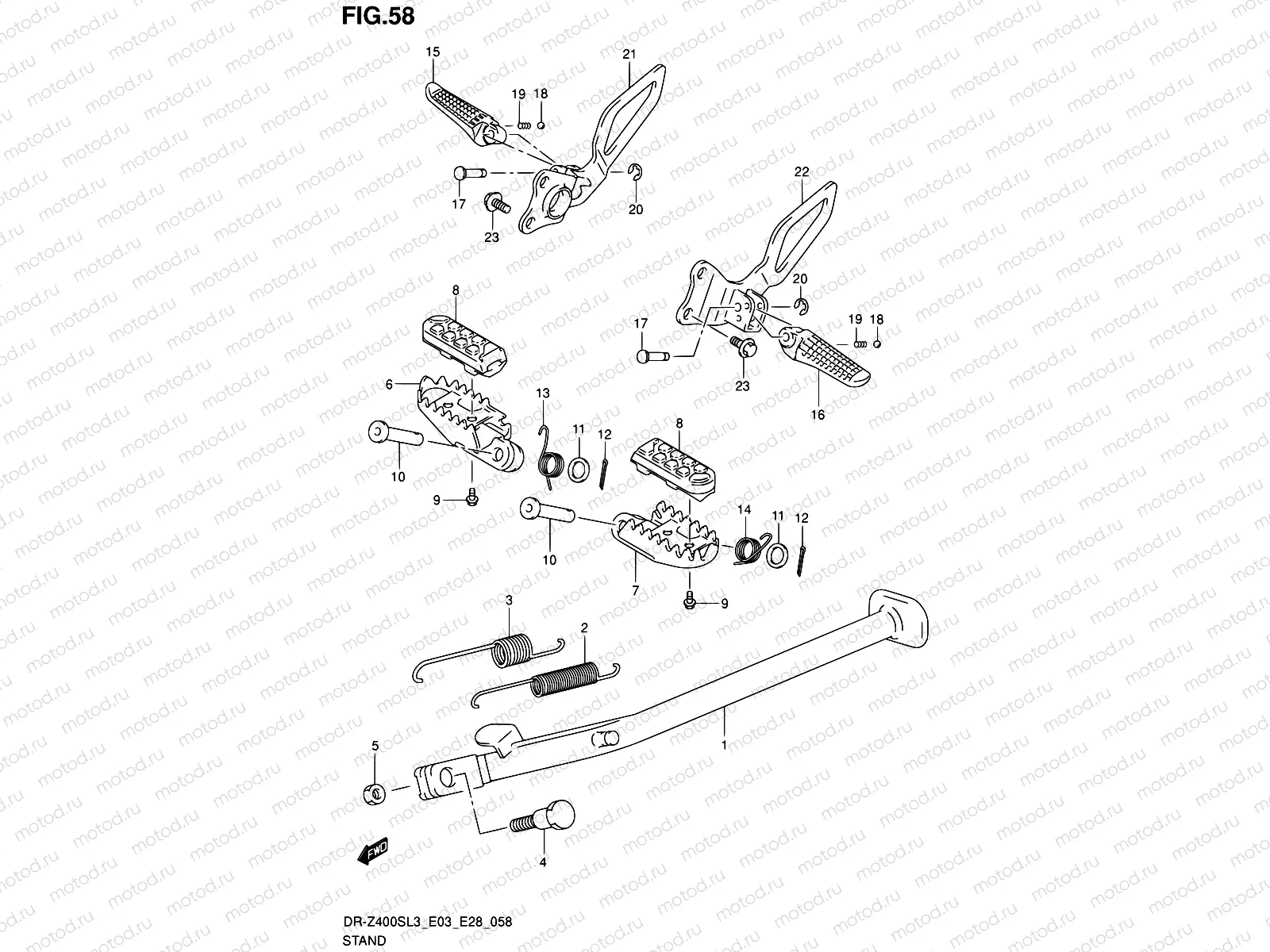 58 - STAND (DR-Z400SL3 E03)