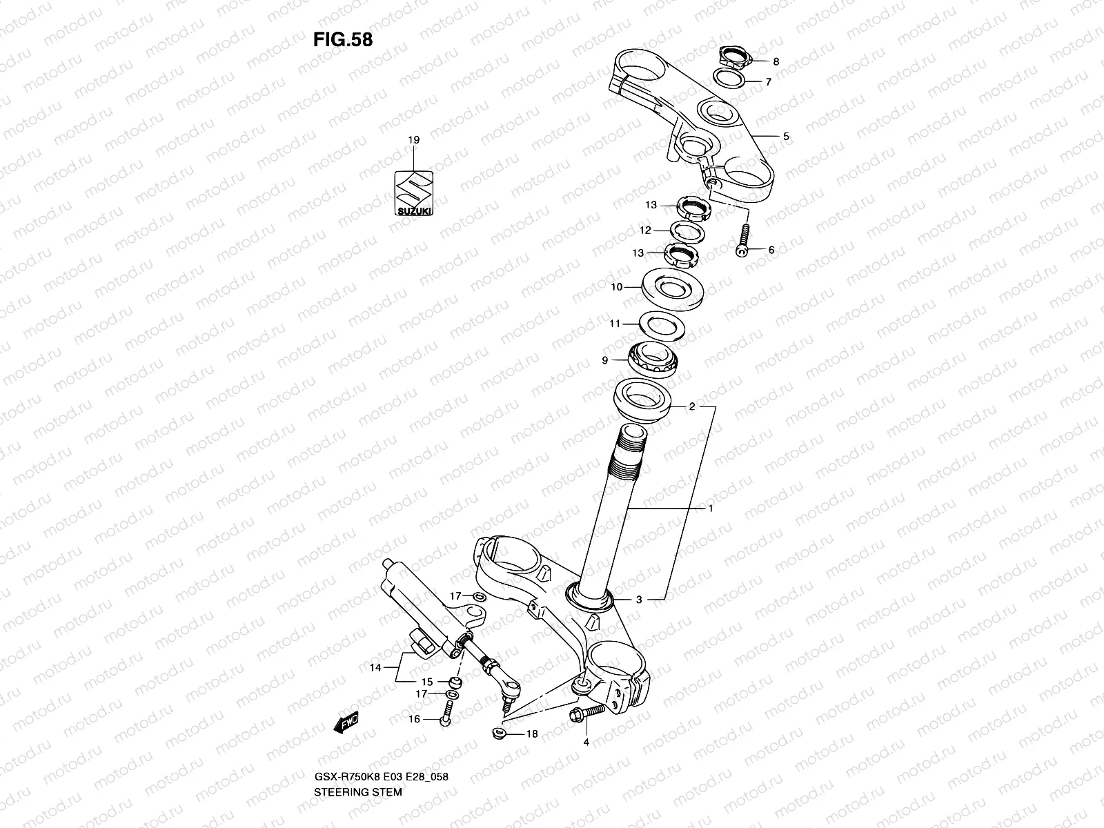 58 - STEERING STEM