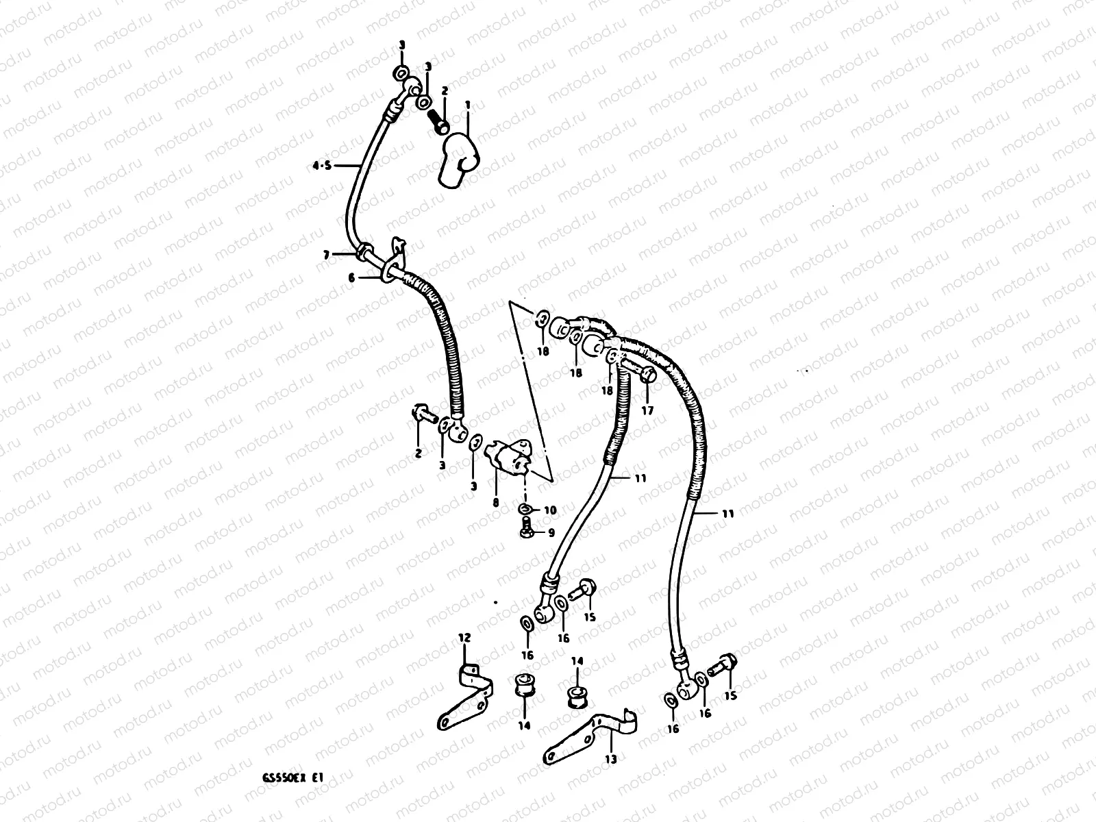 59 - FRONT BRAKE HOSE