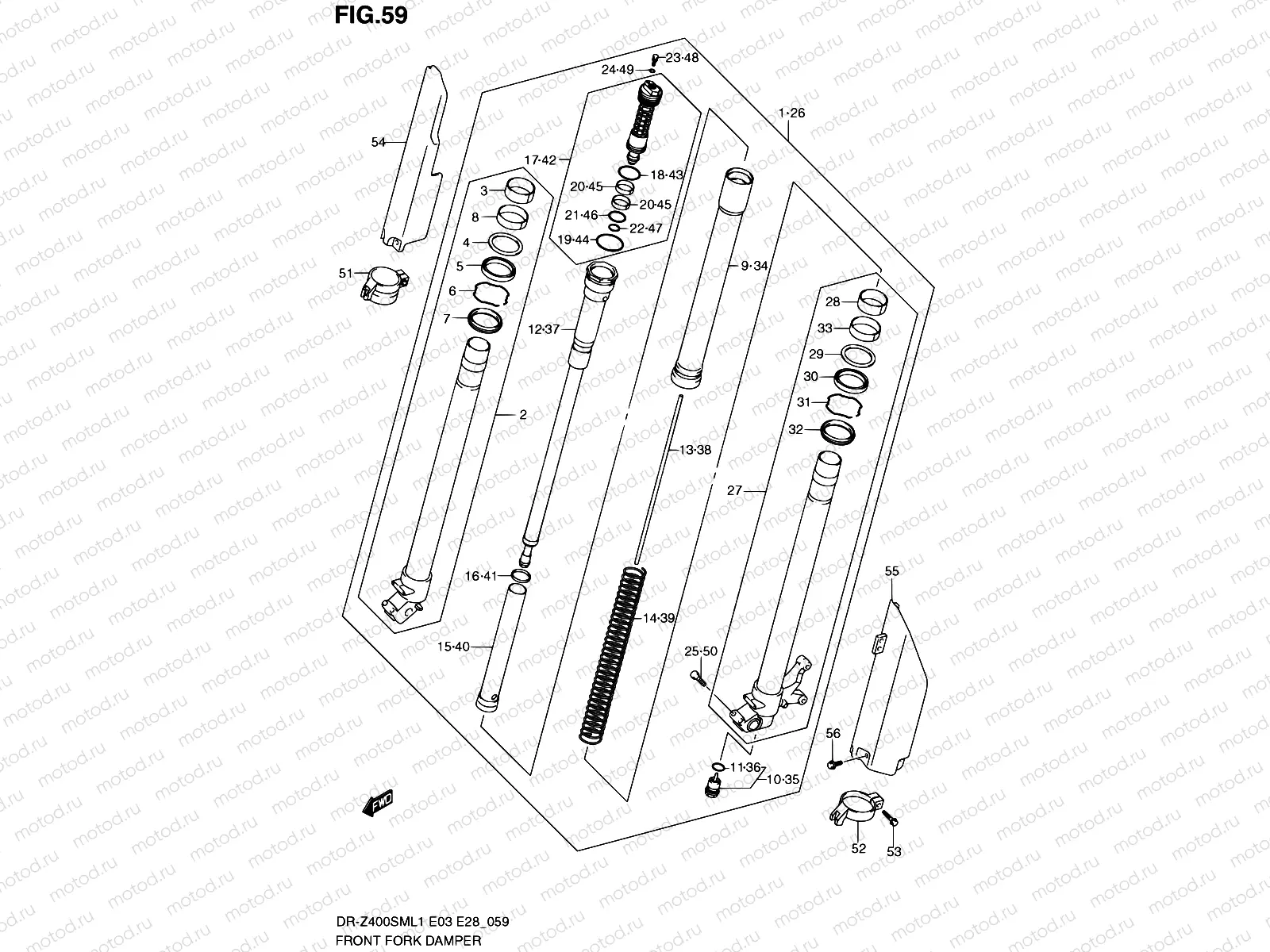 59 - FRONT FORK DAMPER