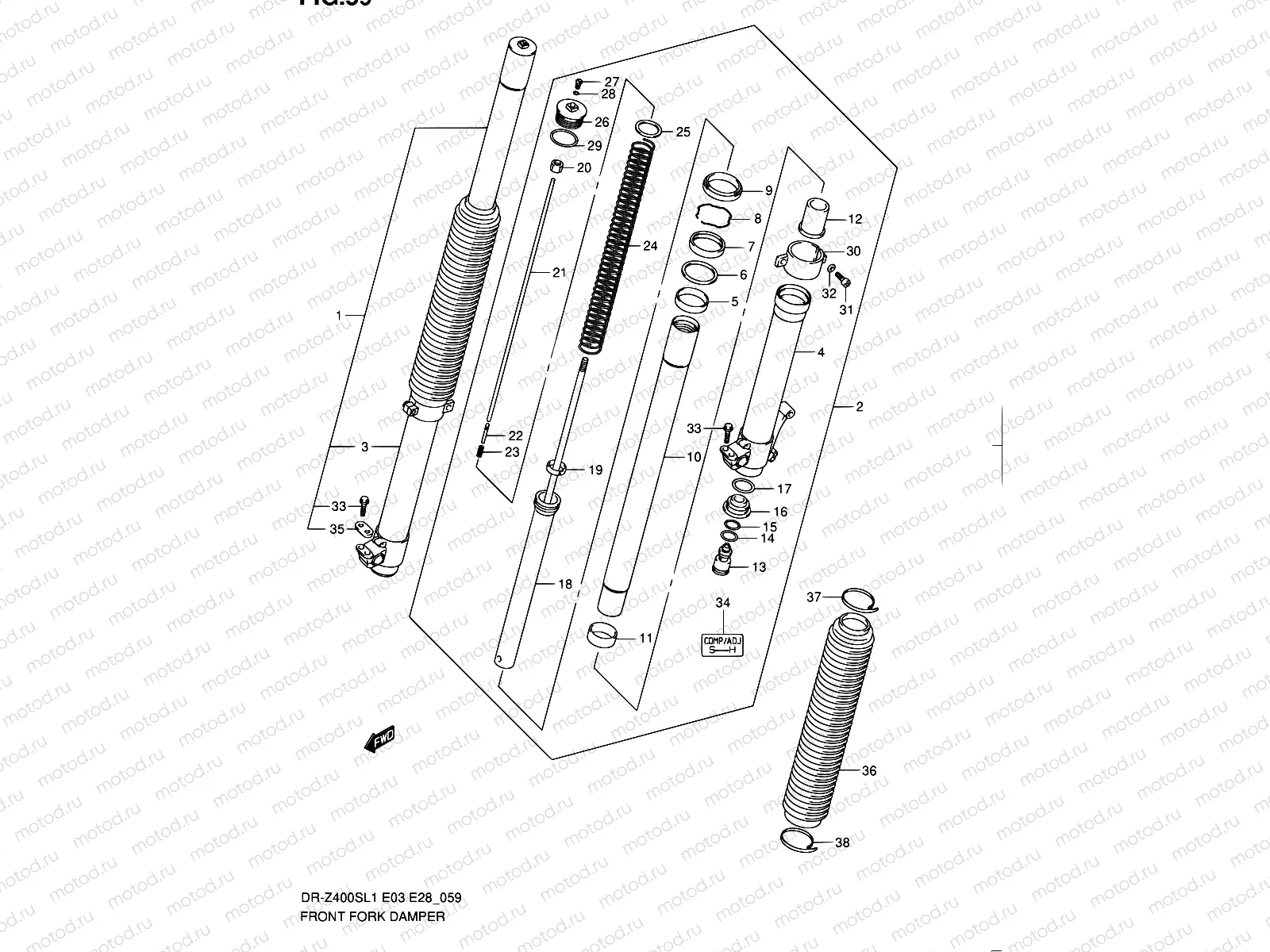 59 - FRONT FORK DAMPER