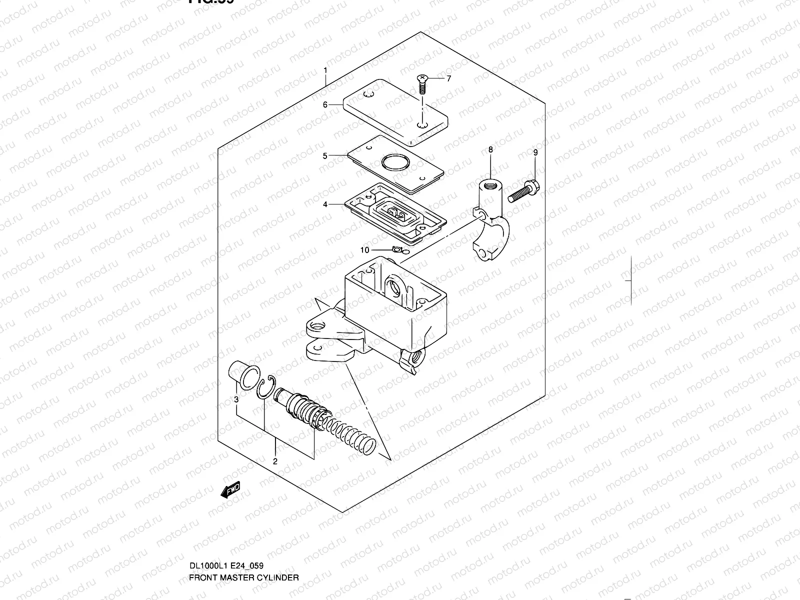 59 - FRONT MASTER CYLINDER
