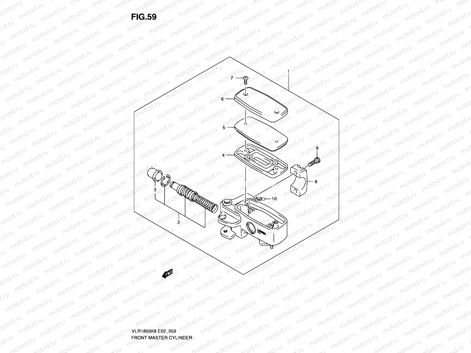 59 - FRONT MASTER CYLINDER