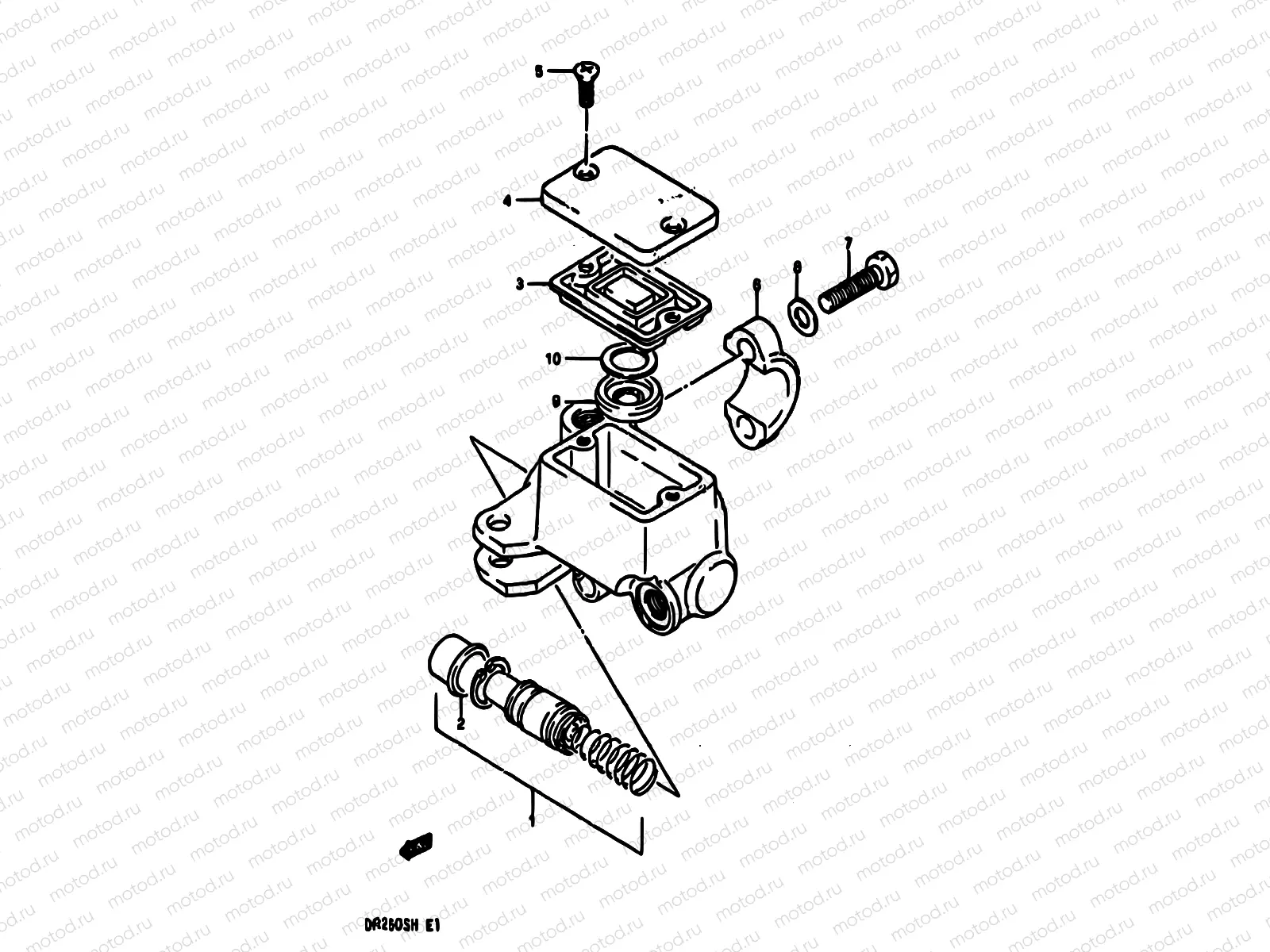 59 - FRONT MASTER CYLINDER (MODEL F/G/H)