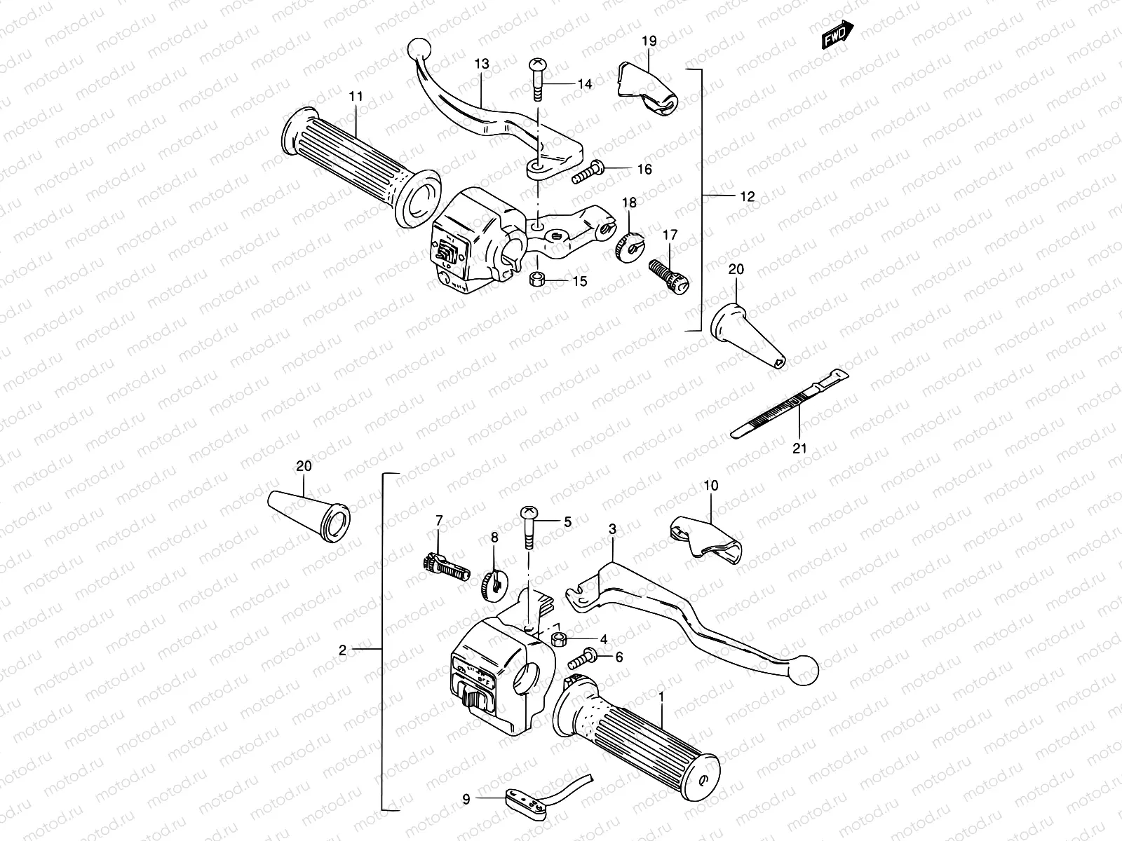 59 - HANDLE SWITCH (GS125Z/D,UR E71)