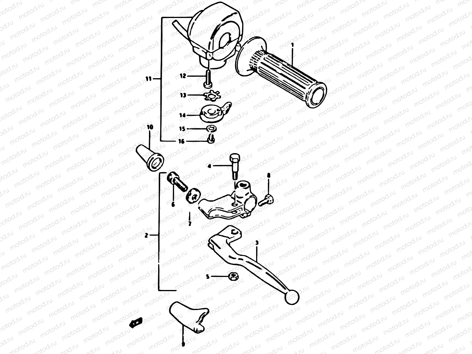 59 - LEFT HANDLE SWITCH