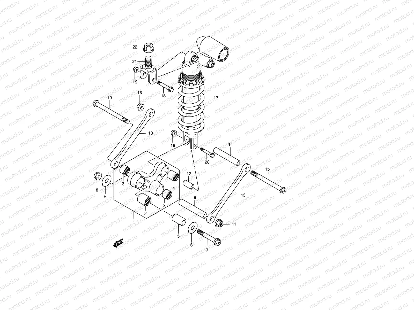 59 - REAR CUSHION LEVER