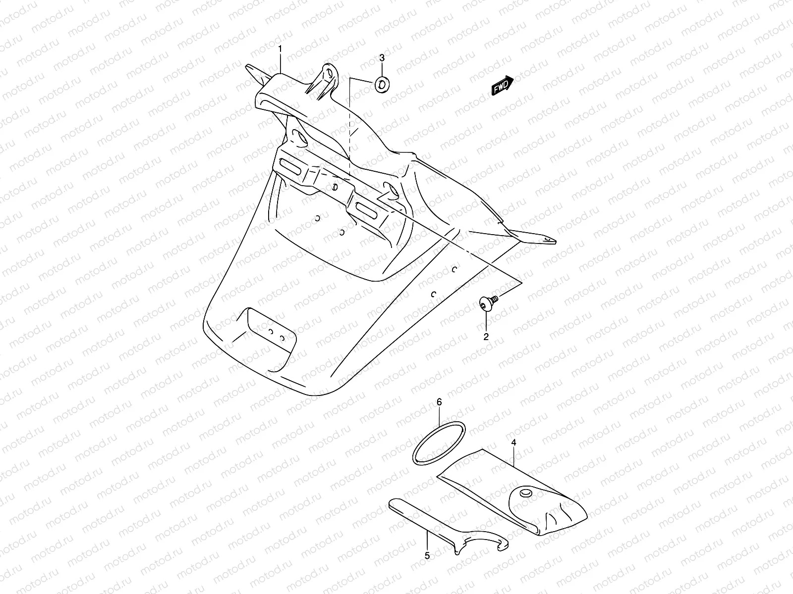 59 - REAR FENDER