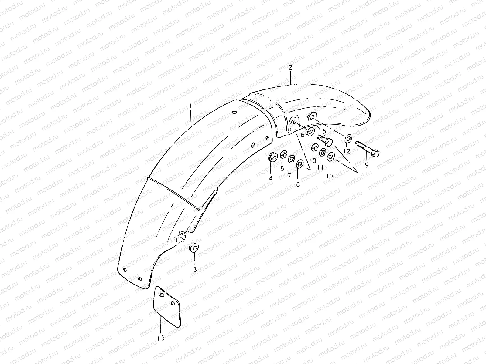 59 - REAR FENDER