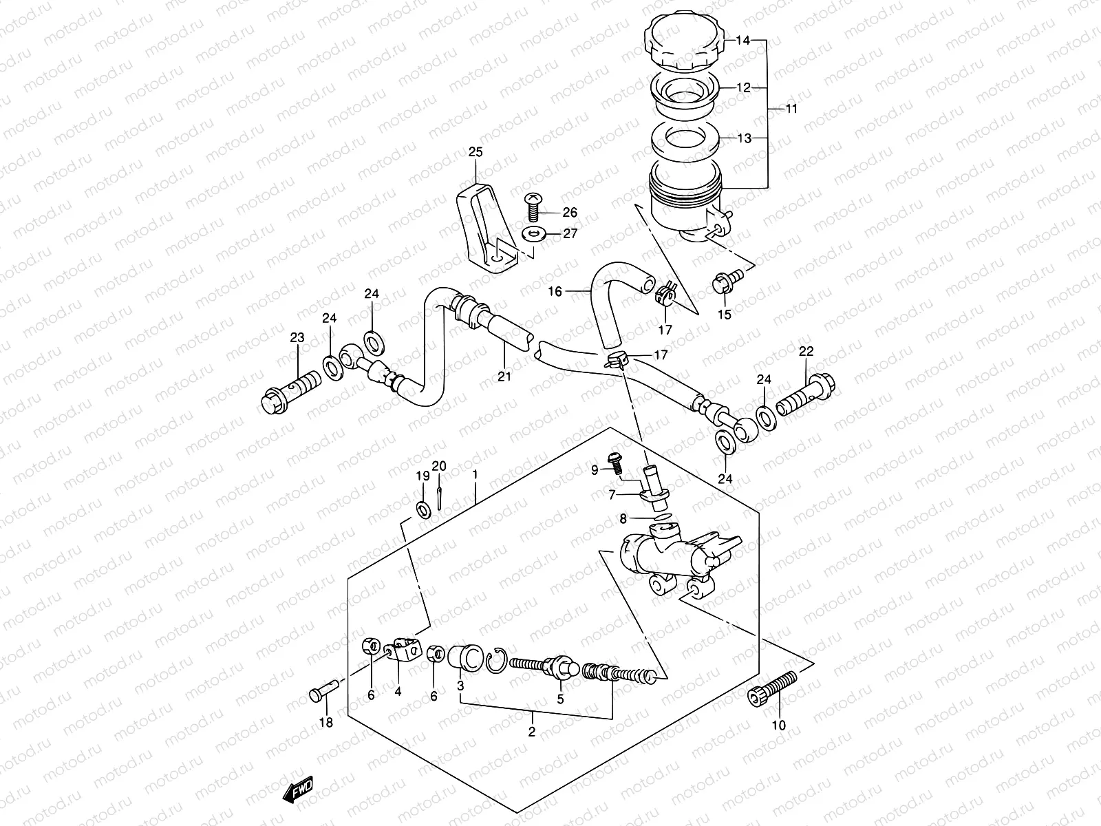 59 - REAR MASTER CYLINDER