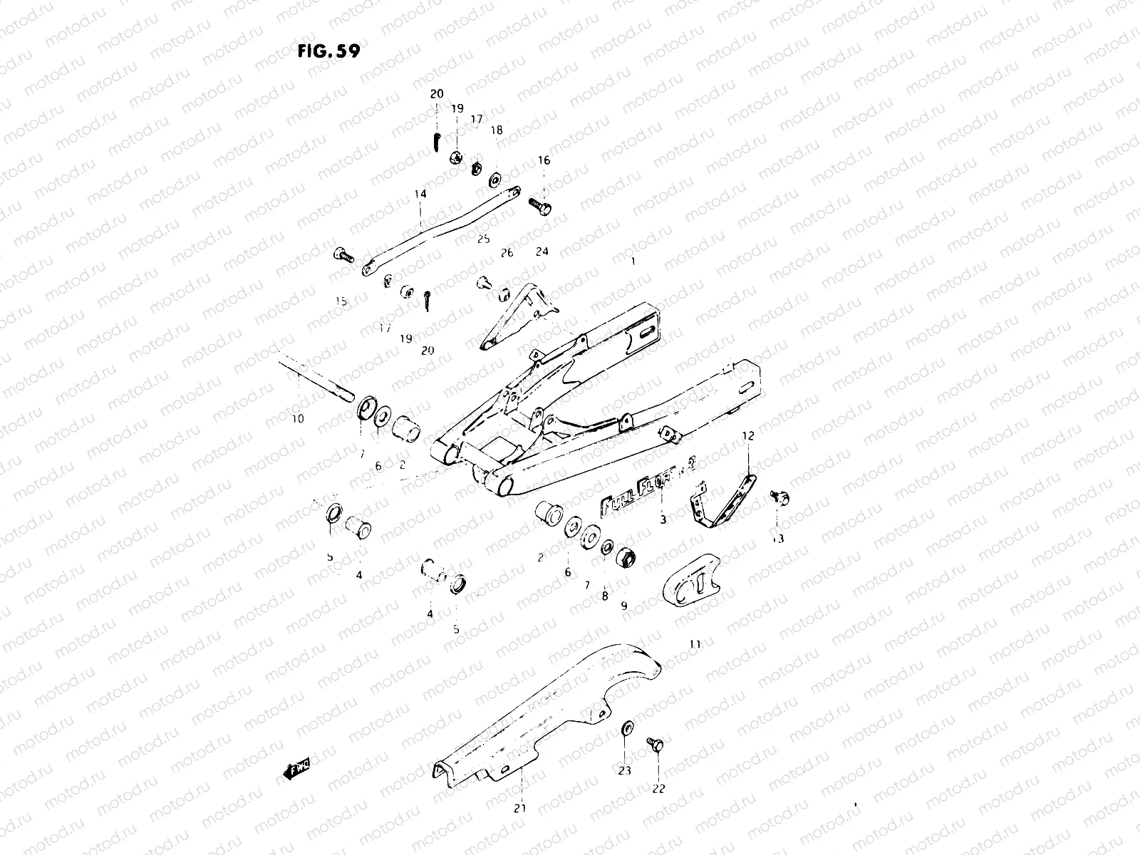 59 - REAR SWINGING ARM