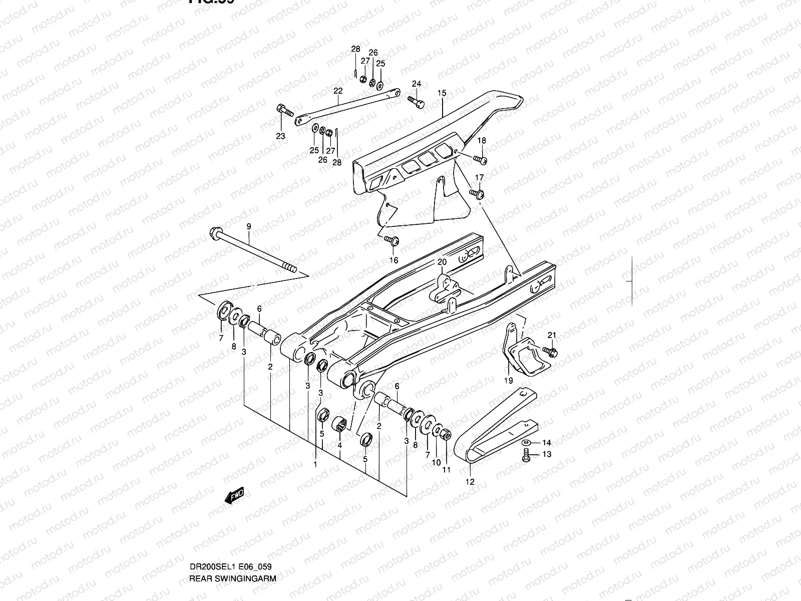 59 - REAR SWINGING ARM