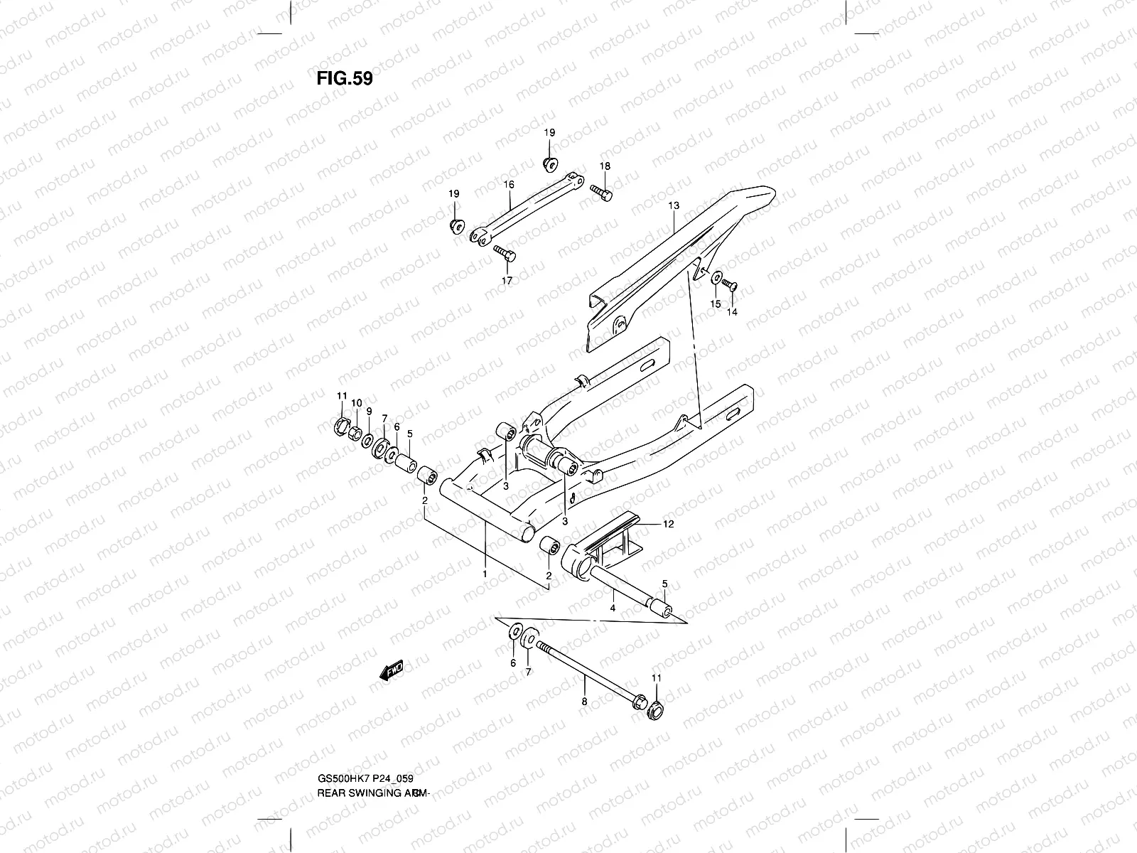 59 - REAR SWINGING ARM