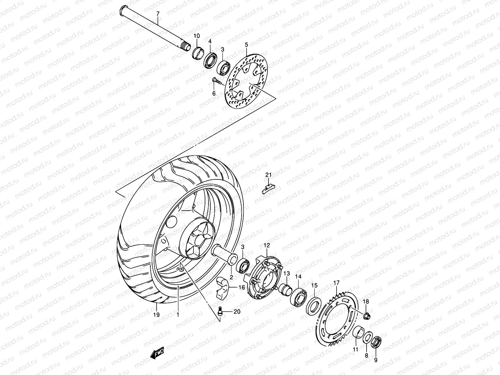 59 - REAR WHEEL