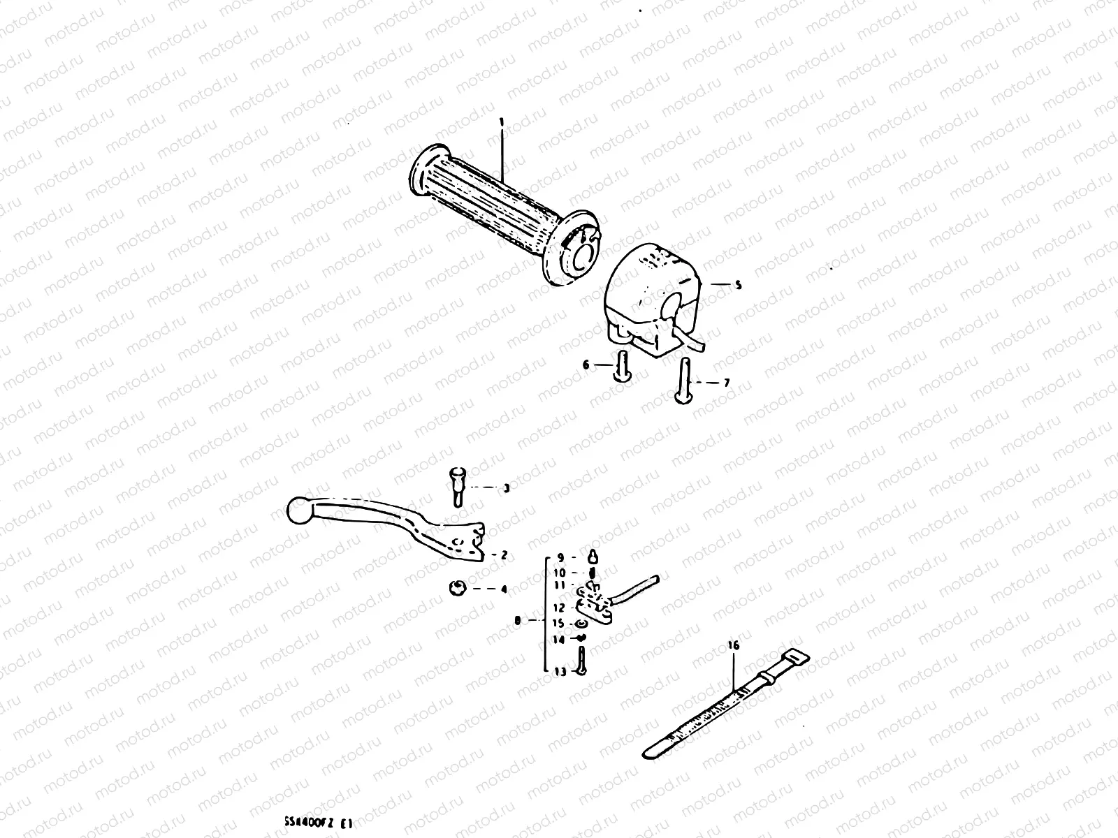 59 - RIGHT HANDLE SWITCH (MODEL X)