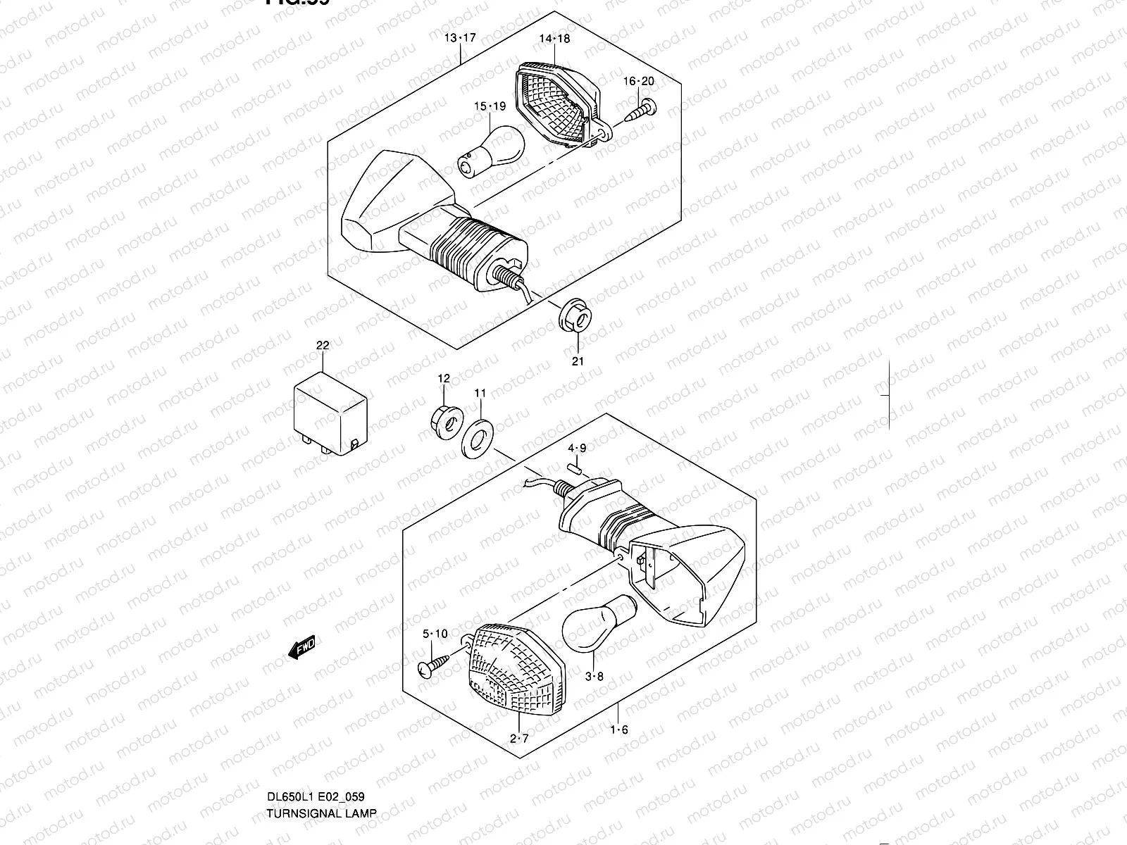 59 - TURNSIGNAL LAMP