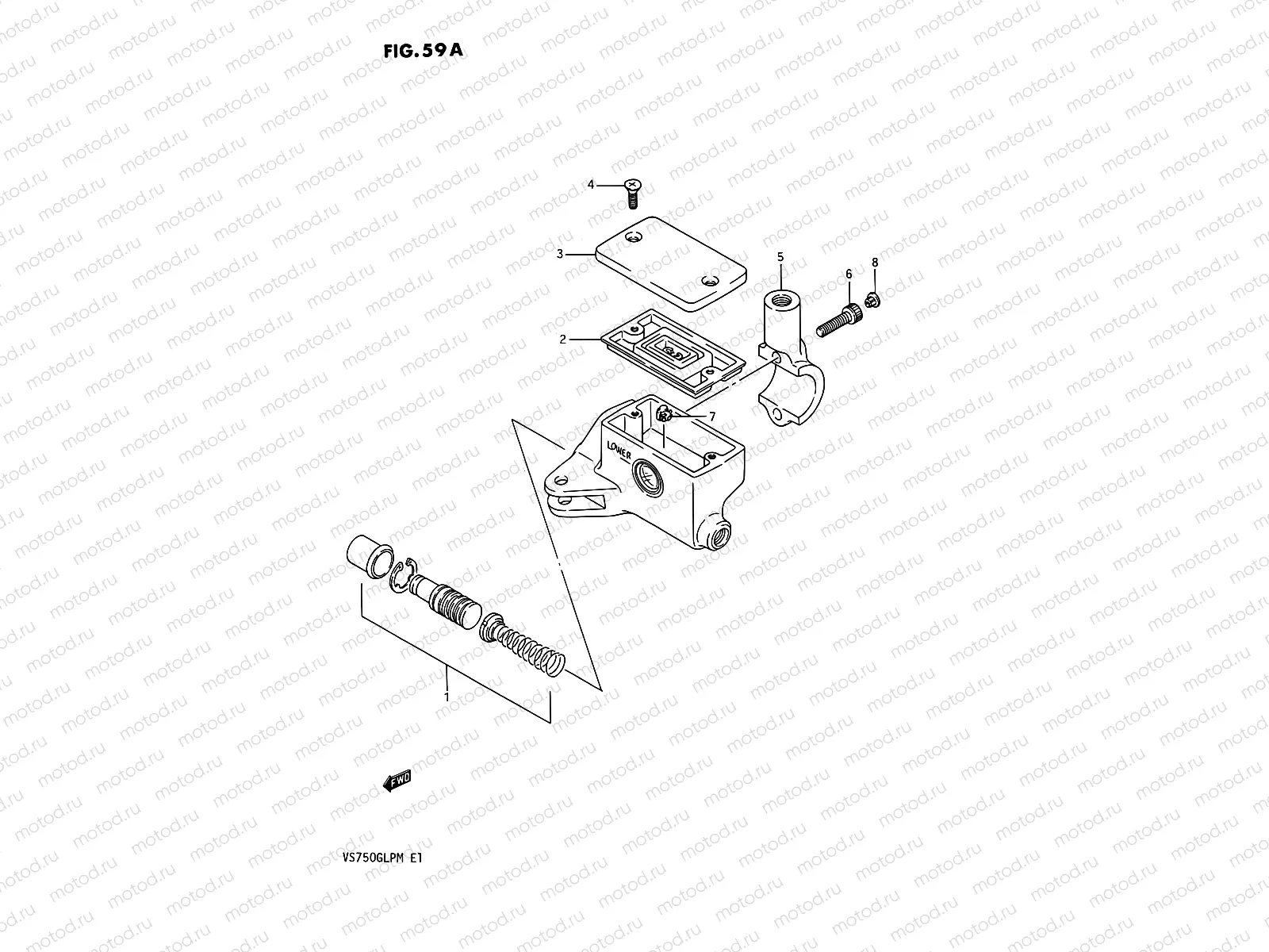 59A - FRONT MASTER CYLINDER (VS750GLFJ/GLFK/GLFL/GLFM)