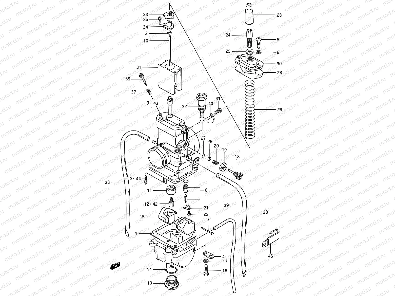 5A - CARBURETOR (MODEL K/L/M/N/P/R/S)