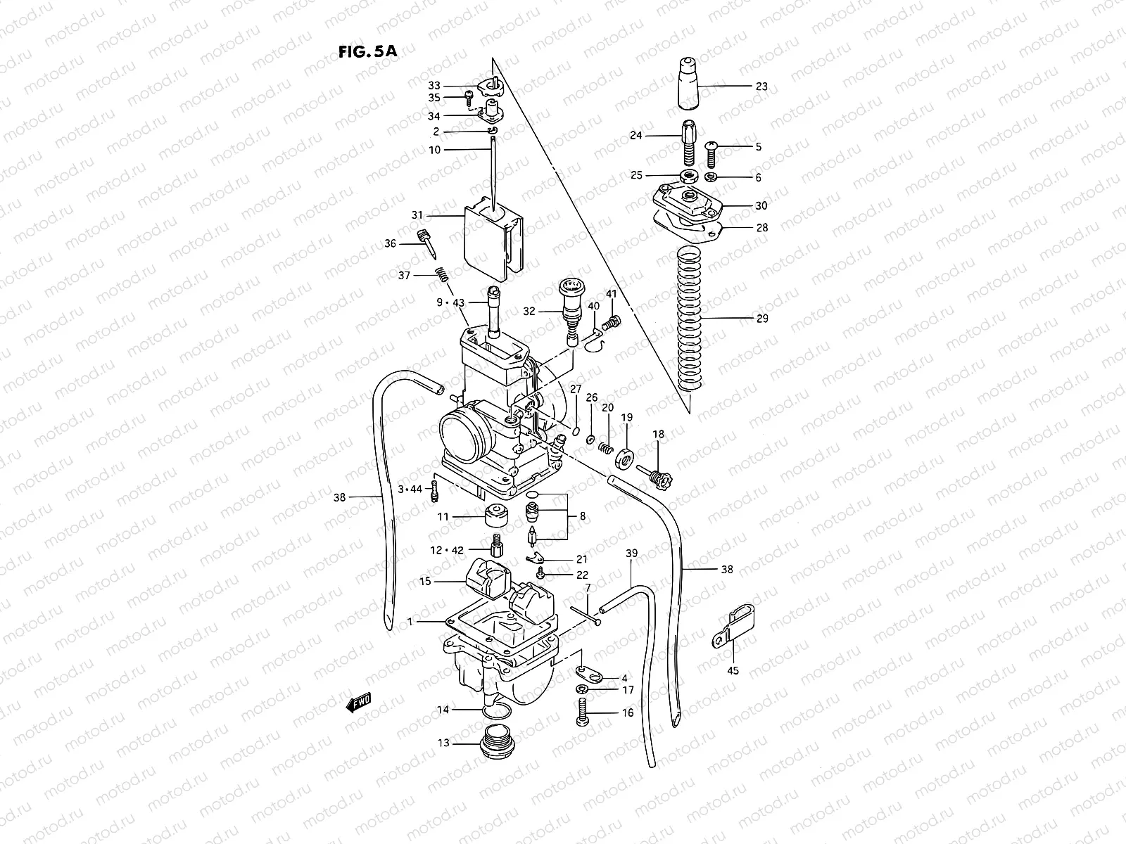 5A - CARBURETOR (MODEL K/L/M/N/P/R/S)