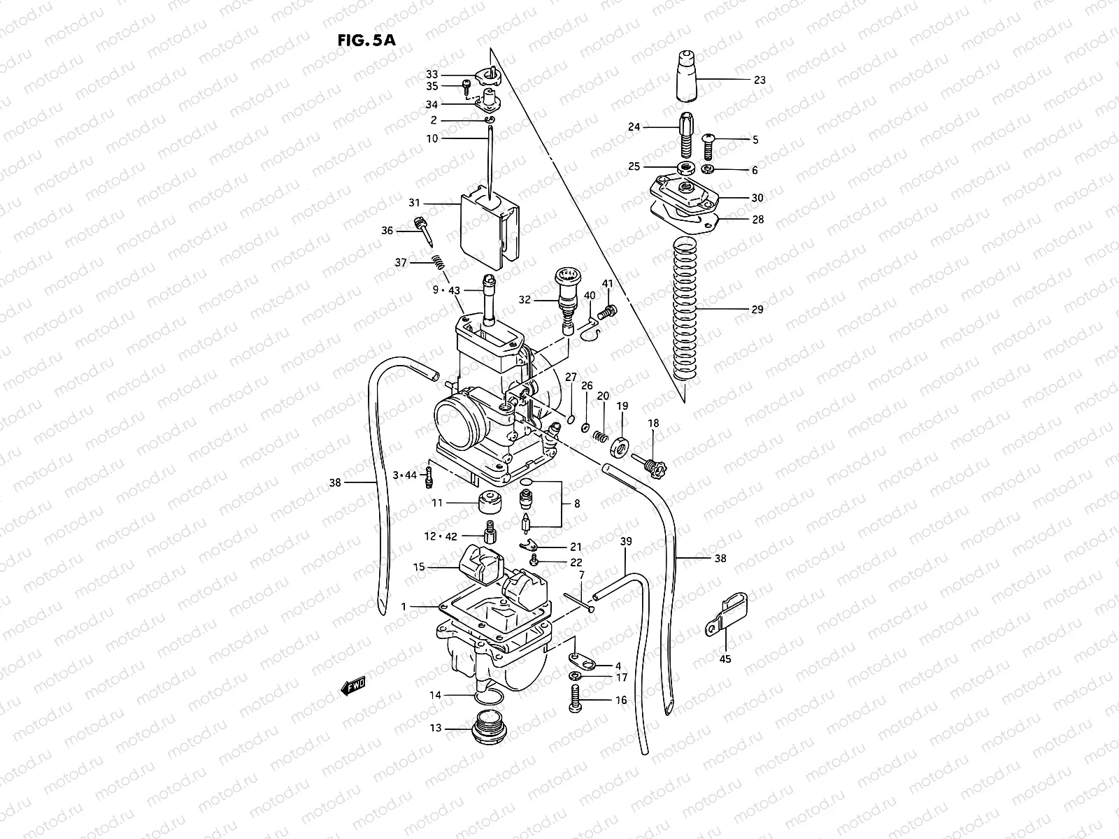 5A - CARBURETOR (MODEL K/L/M/N/P/R/S)