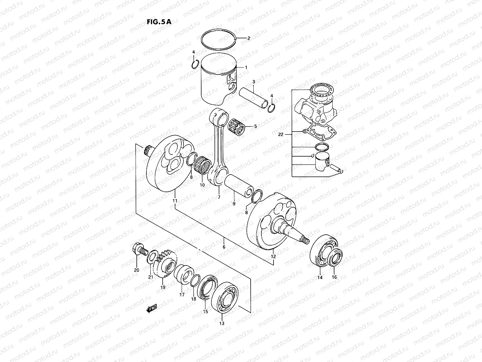 5A - CRANKSHAFT (MODEL L/M/N)