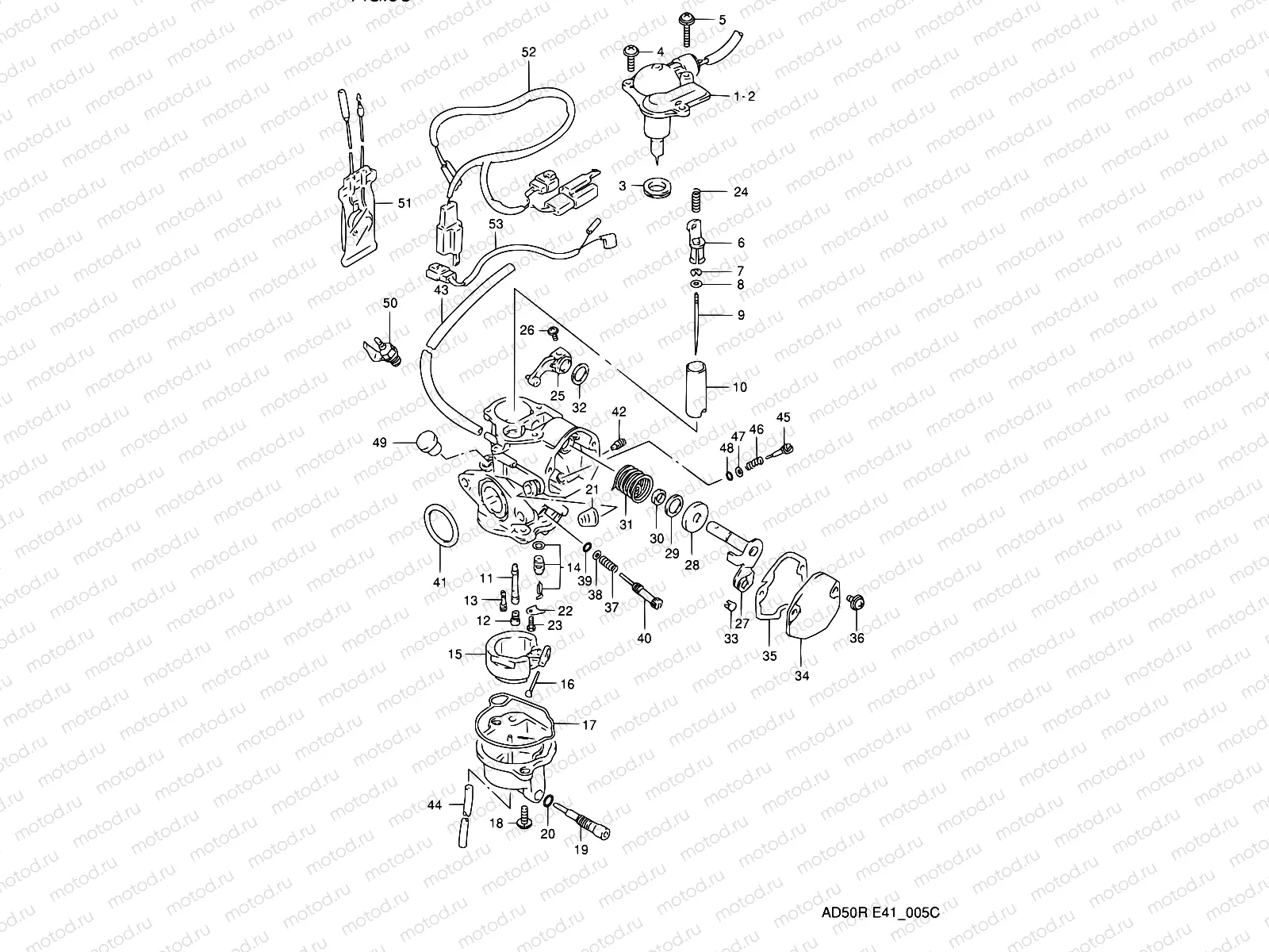 5C - CARBURETOR (MODEL M/R)