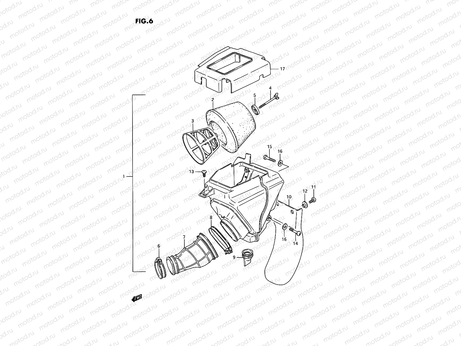 6 - AIR CLEANER (MODEL G)