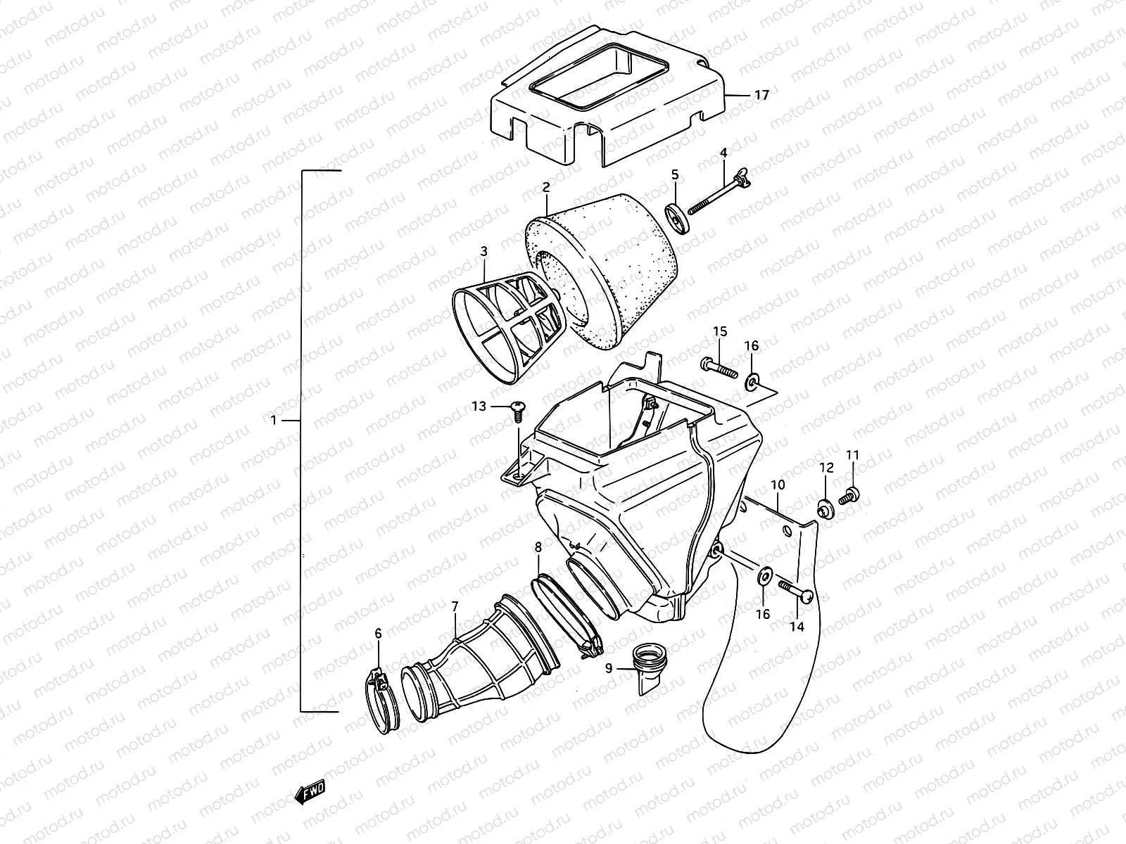 6 - AIR CLEANER (MODEL G)