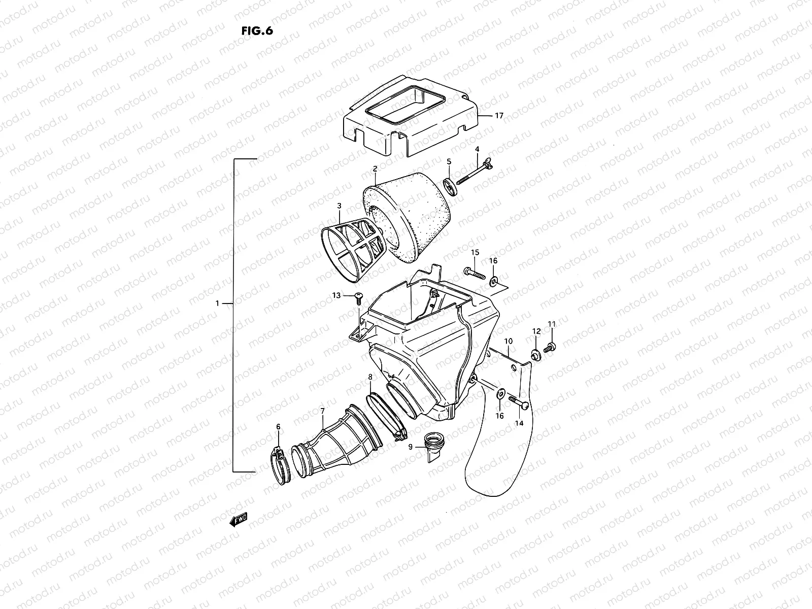 6 - AIR CLEANER (MODEL G)