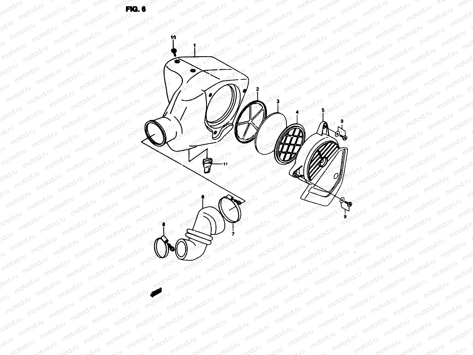 6 - AIR CLEANERAIR CLEANER