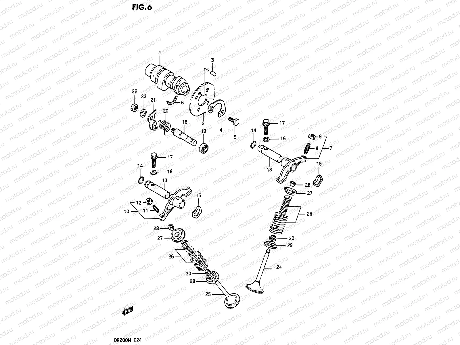 6 - CAM SHAFT - VALVE