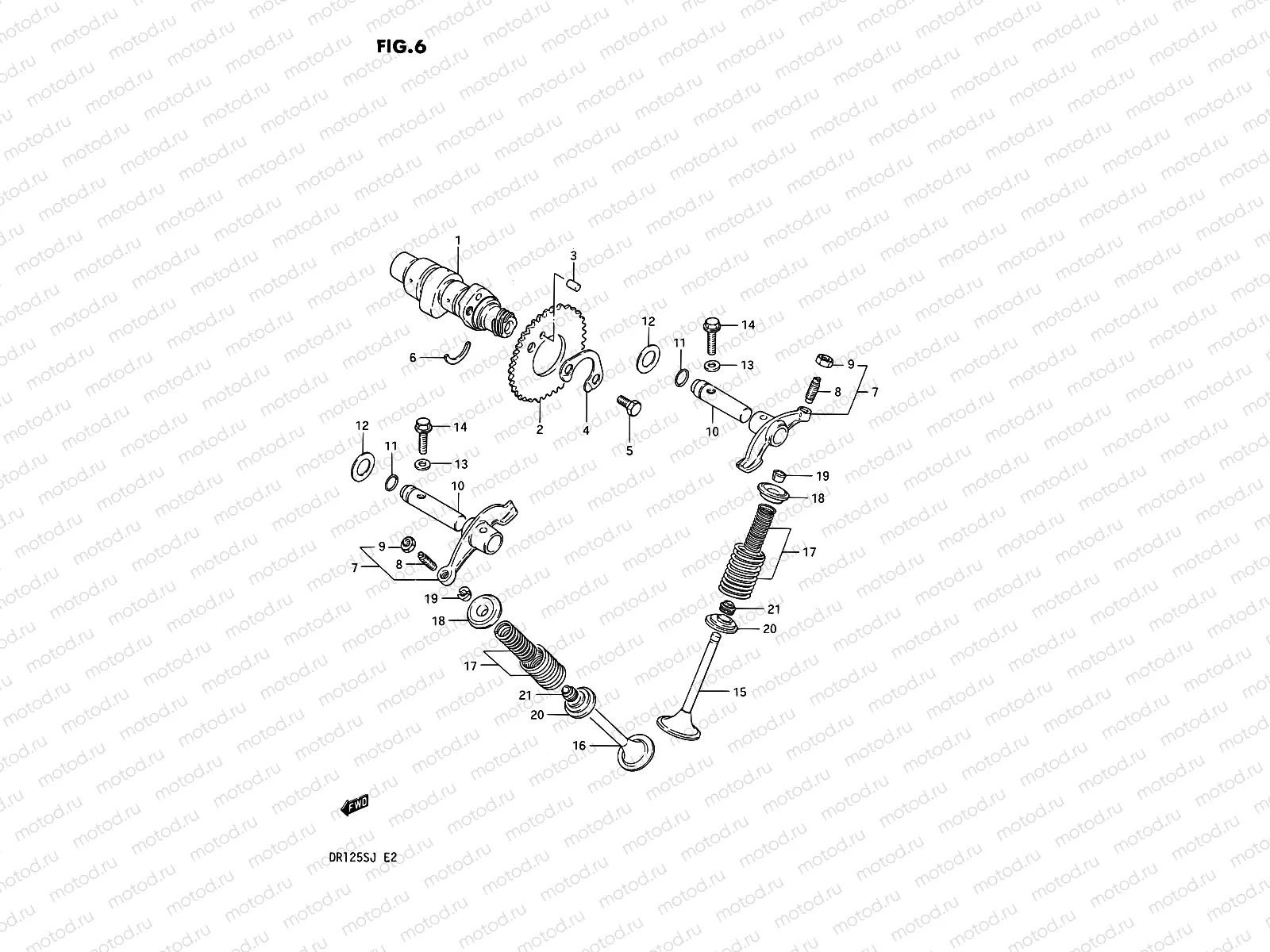 6 - CAM SHAFT - VALVE