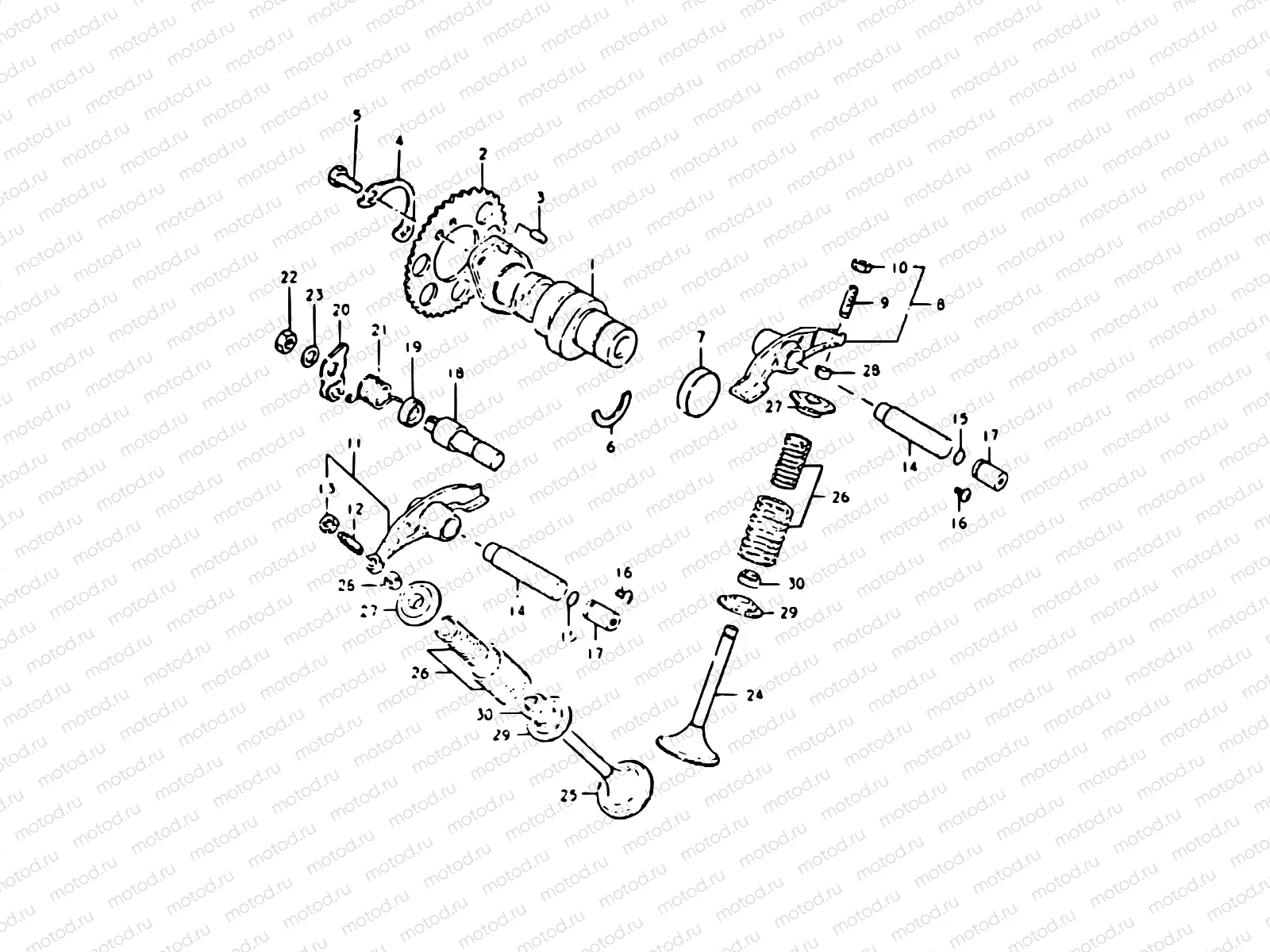 6 - CAM SHAFT - VALVE