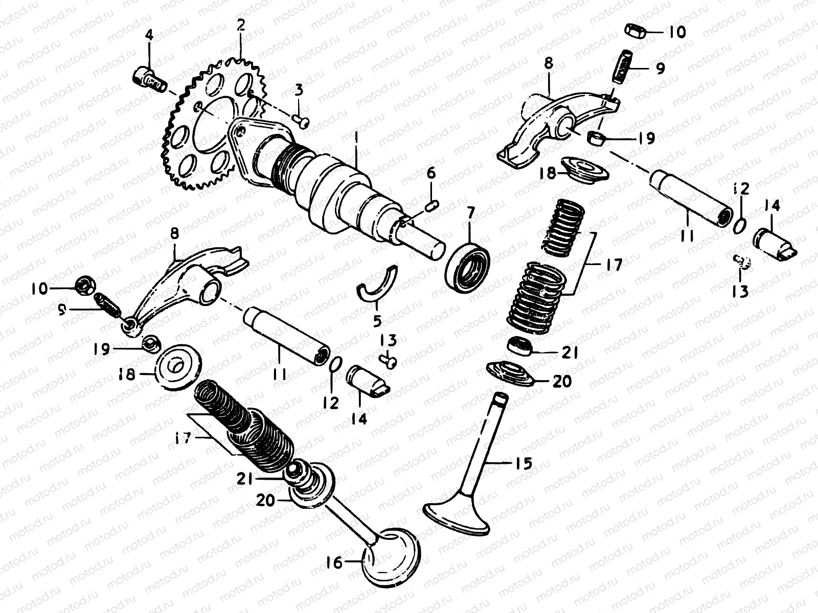 6 - CAM SHAFT - VALVE