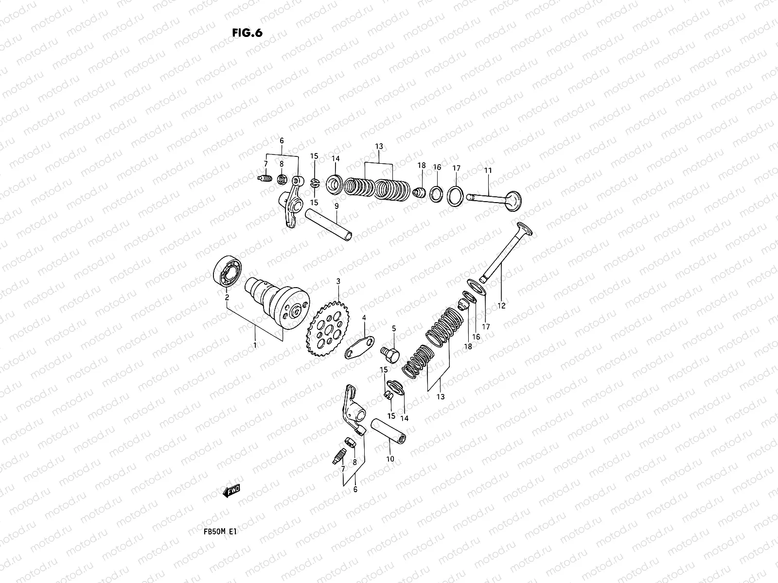 6 - CAMSHAFT - VALVE