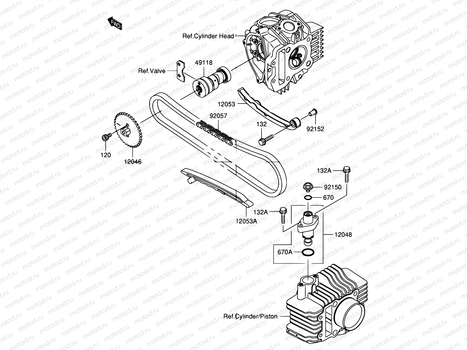 6 - CAMSHAFT/TENSIONER