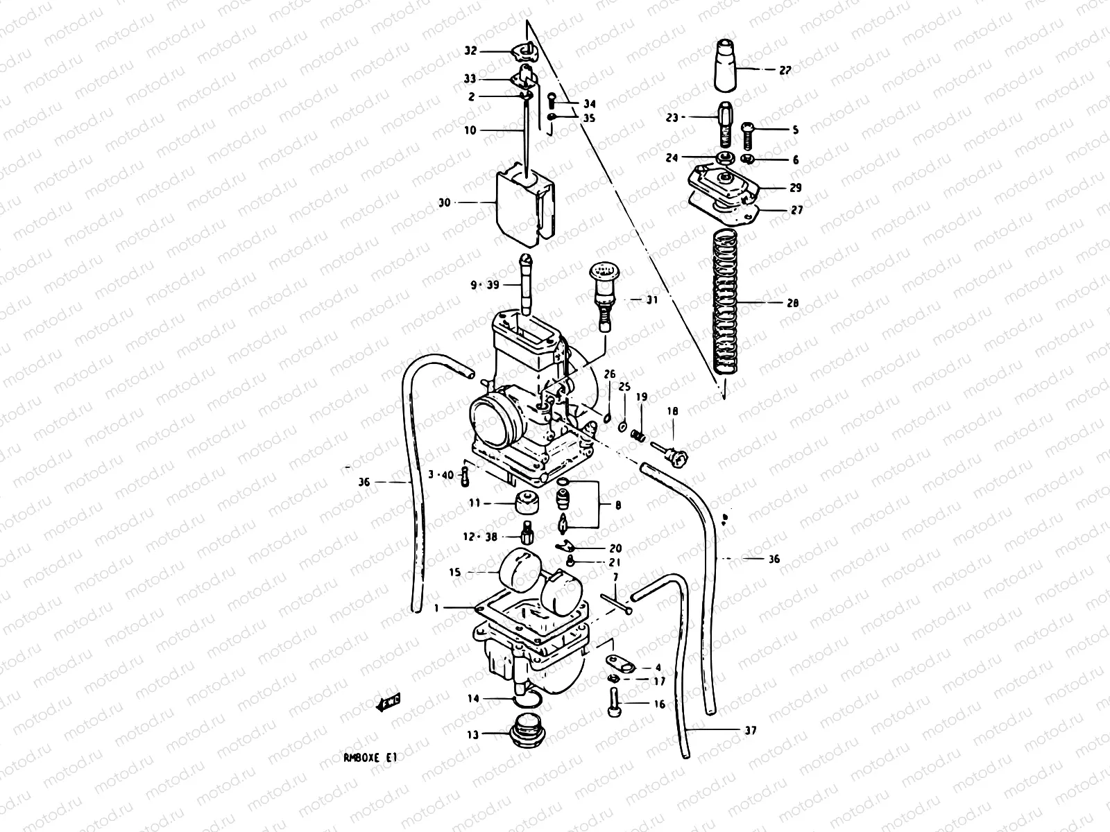 6 - CARBURETOR (MODEL E)