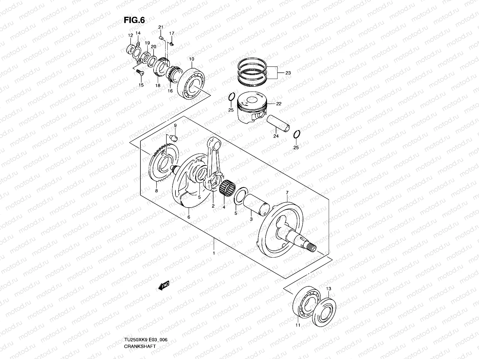 6 - CRANKSHAFT