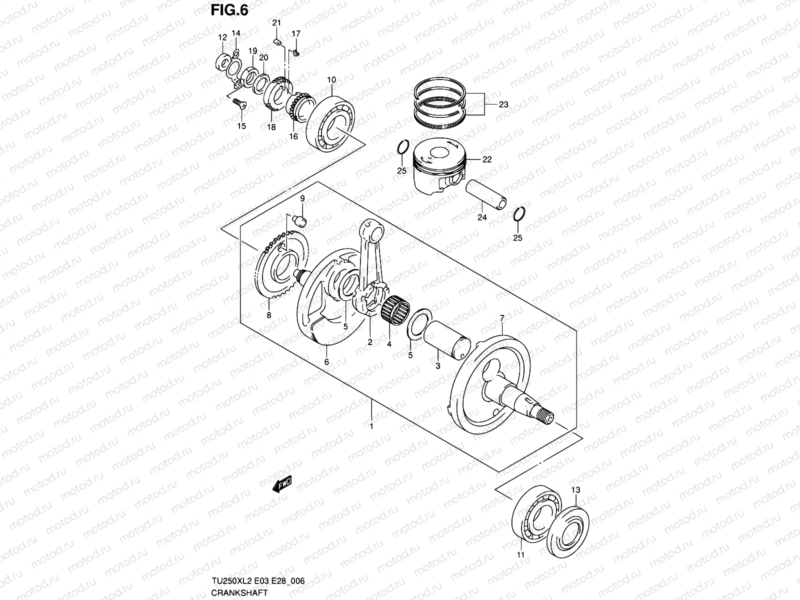 6 - CRANKSHAFT