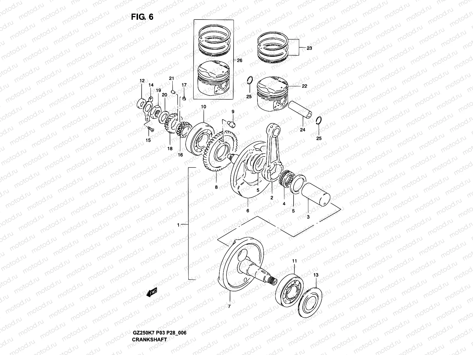 6 - CRANKSHAFT